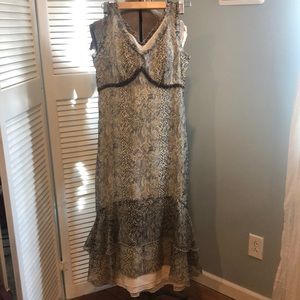 Newport News snakeskin print dress